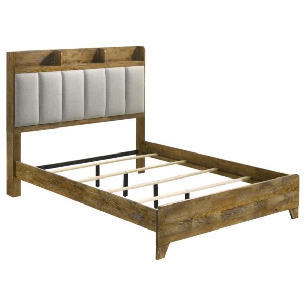 Queen Bedroom Set Medium Oak Henderson 4-piece