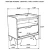 Queen Bedroom Set Medium Oak Henderson 4-piece