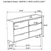Queen Bedroom Set Medium Oak Henderson 4-piece