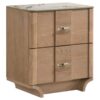 Queen Bedroom Set Light Oak Leanne 4-piece