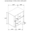 Queen Bedroom Set Light Oak Leanne 4-piece