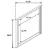 Queen Bedroom Set Light Oak Leanne 4-piece