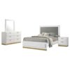 Queen Bedroom Set White Caraway 4-piece
