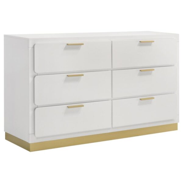 Queen Bedroom Set White Caraway 4-piece