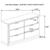 Queen Bedroom Set White Caraway 4-piece