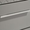 Queen Bedroom Set Grey High Gloss Ives 4-piece