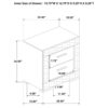 Queen Bedroom Set Grey High Gloss Ives 4-piece