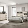 Queen Bedroom Set Grey Oak Fenwick 4-piece