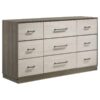 Queen Bedroom Set Grey Oak Fenwick 4-piece