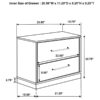 Queen Bedroom Set Grey Oak Fenwick 4-piece