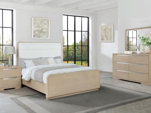 Queen Bedroom Set Light Elm Ladera 4-piece
