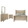 Queen Bedroom Set Weathered Oak Oakglen 4-piece