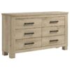 Queen Bedroom Set Weathered Oak Oakglen 4-piece