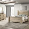 Queen Bedroom Set Weathered Oak Oakglen 4-piece