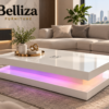 Belliza GD005 Modern LED Coffee Table with Wireless Charging — wholesale furniture for dealers