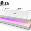Belliza GD005 Modern LED Coffee Table with Wireless Charging