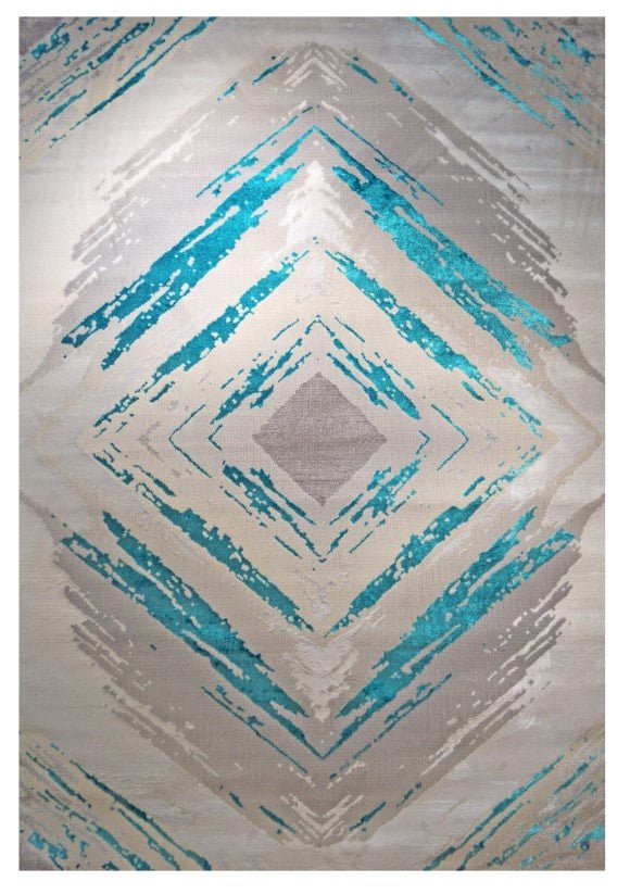 TUR ANTIK Collection Grey and Turquoise