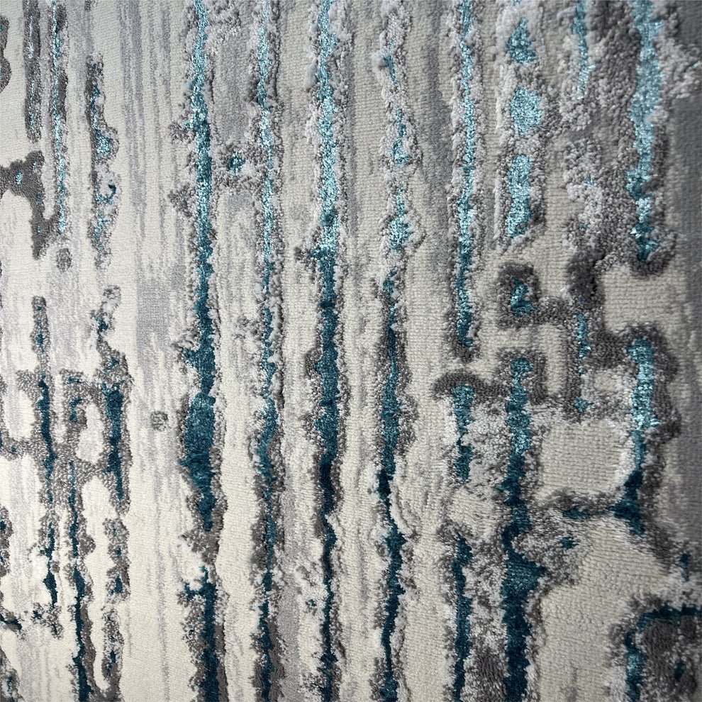 TUR ANTIK Collection Grey and Turquoise