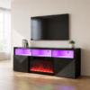 Belliza Modern LED Fireplace TV Stand with Storage – CBS25707