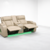 Isabella Cream Loveseat Power Recliner