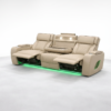 Isabella Cream sofa Power Recliner