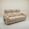 Isabella Cream sofa Power Recliner