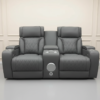 Isabella Gray Loveseat Power Recliner