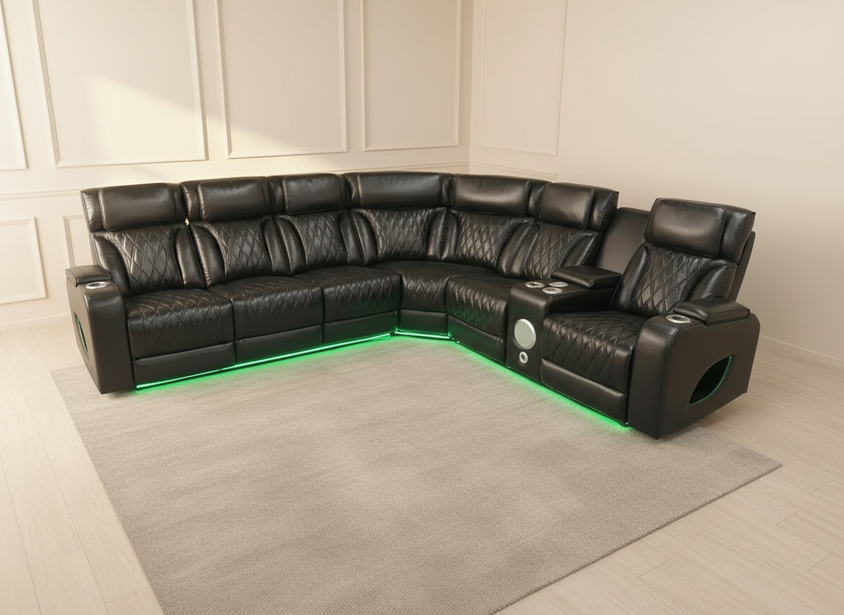 Mary Brown Power Reclining Sectional — wholesale furniture for dealers
