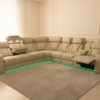 Mary Cream Power Reclining Sectional