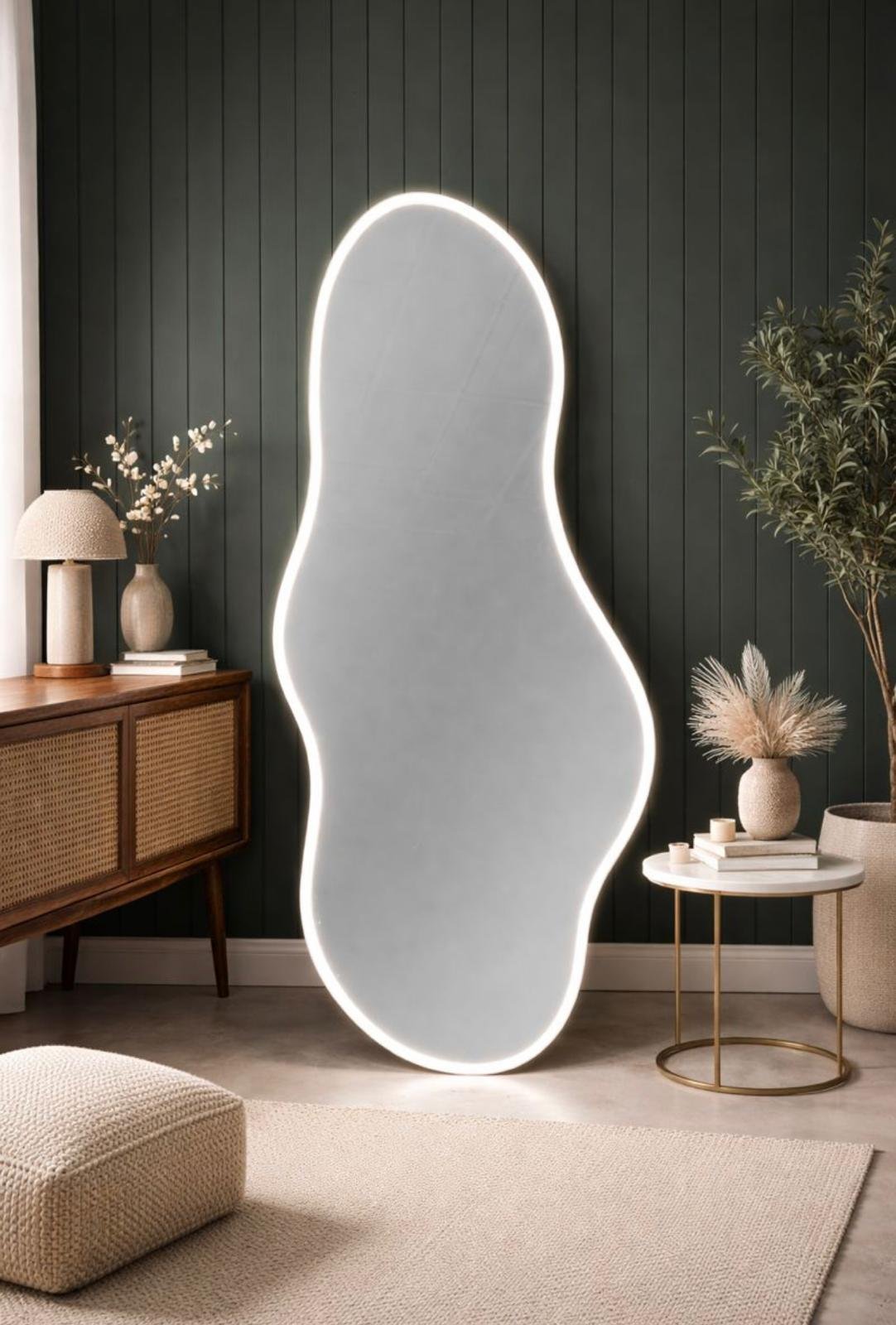 Modern Irregular LED Full-Length Mirror – CBS25721